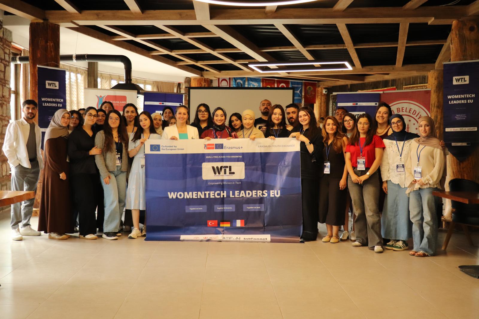 Öğrencilerimiz Erasmus+ Genç Kadınlar Teknoloji ve Liderlik Projesinde Yer Aldı
